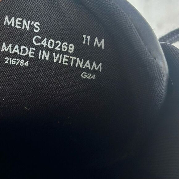 NEW! Cole Haan Runox C40269 Crosscourt Men’s 11 Black Leather Shoes Grand 360 - Picture 6 of 7